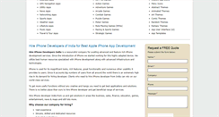 Desktop Screenshot of hireiphonedevelopersindia.com